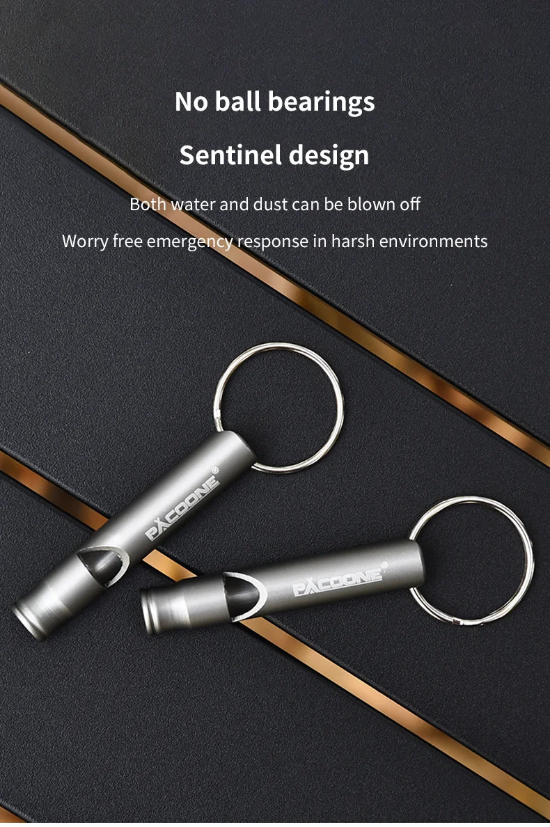 Dual-Frequenz Survivalpfeife aus Aluminium