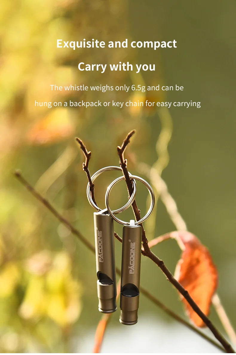 Dual-Frequenz Survivalpfeife aus Aluminium