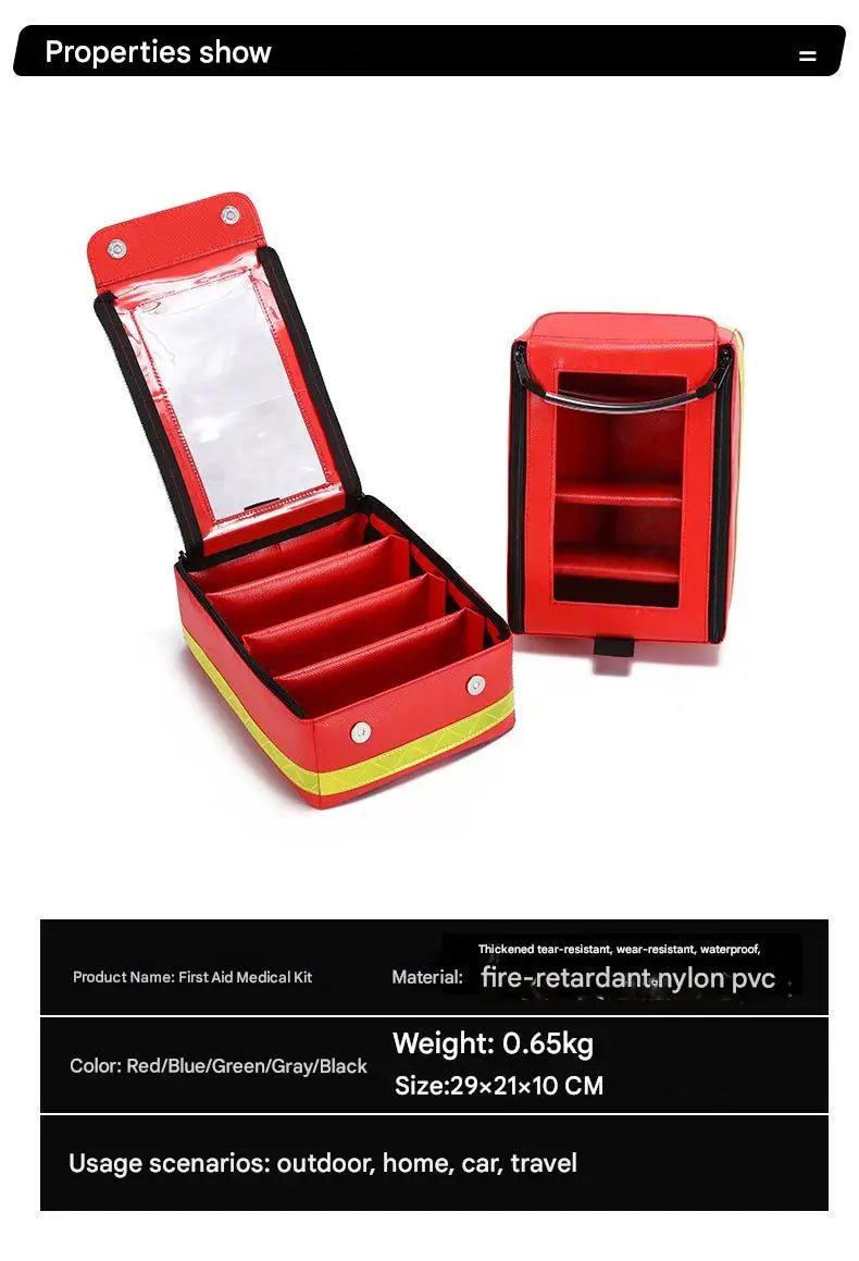 Wasserdichtes Erste-Hilfe-Set – leichte, feuerfeste Notfalltasche für sortierte Survival-Ausrüstung für Outdoor, Schwimmen & Wasseraktivitäten