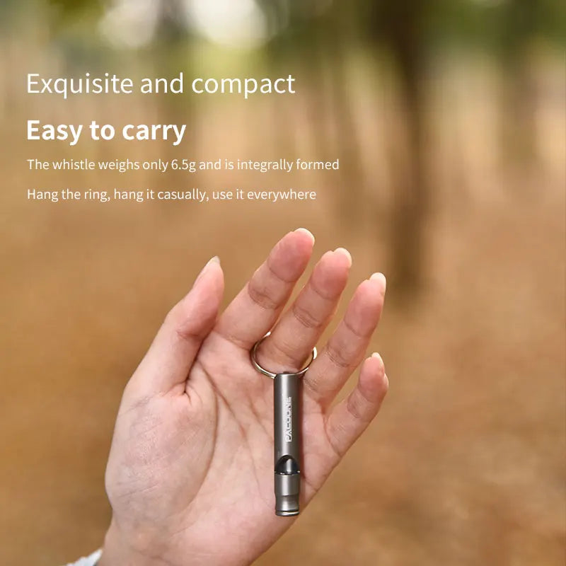 Dual-Frequenz Survivalpfeife aus Aluminium