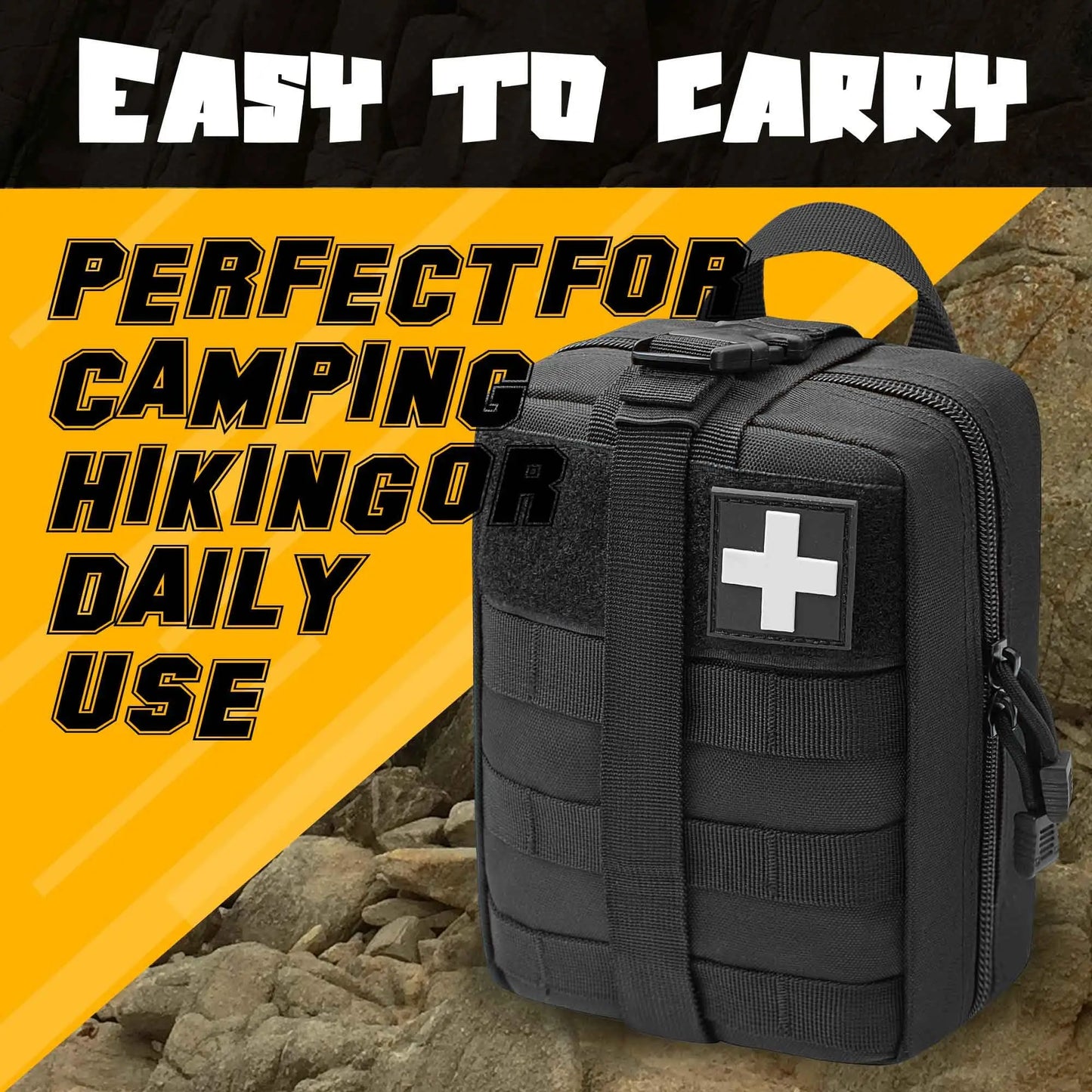 EMT MOLLE Erste-Hilfe-Tasche – Abreißbare Notfall-Medizintasche